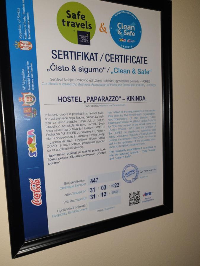 Hostel Paparazzo & Apartmens Kikinda Exteriér fotografie